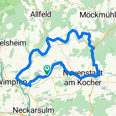 Route zu Oedheim Marktplatz