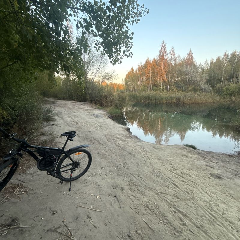 на озеро и обратно