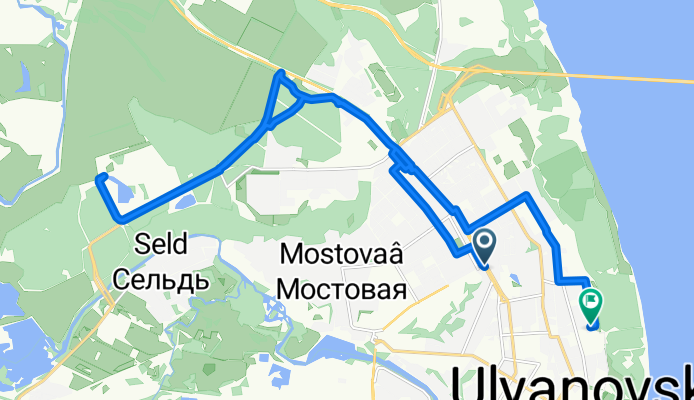 на озеро и обратно