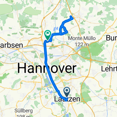 Max-Born-Weg nach Langenhagen(Han) Zentrum