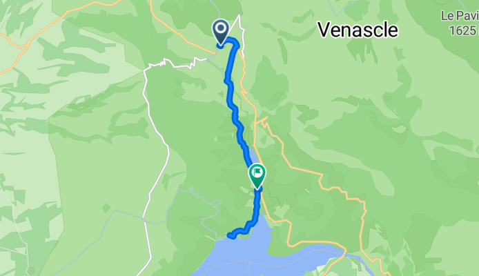 Route de Riez, Moustiers-Sainte-Marie to Route les Salles-Aups, Moustiers-Sainte-Marie