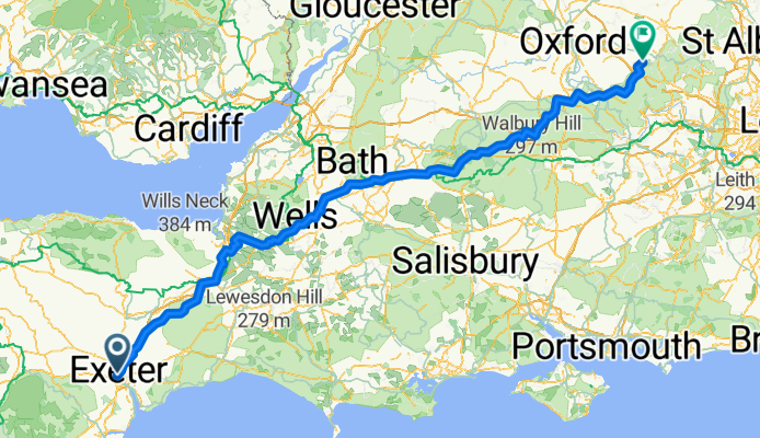 From Exeter to Chinnor