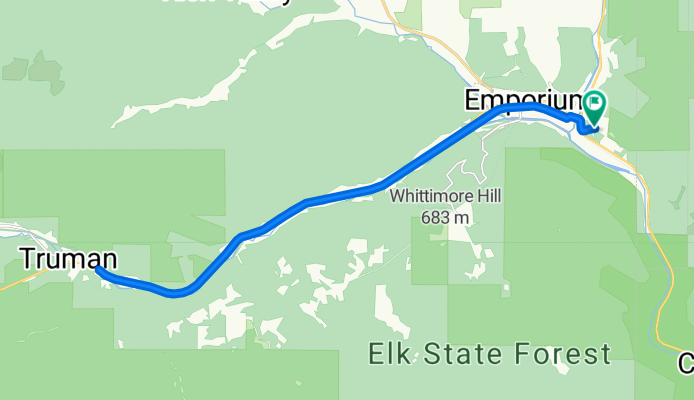 Huckleberry Cir, Emporium to Huckleberry Cir, Emporium