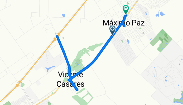 Ruta Provincial 205, Cañuelas a Combate de los Pozos, Cañuelas