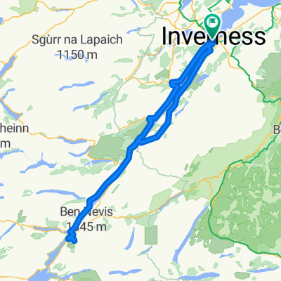 Inverness - Ben Nevis climb - Inverness