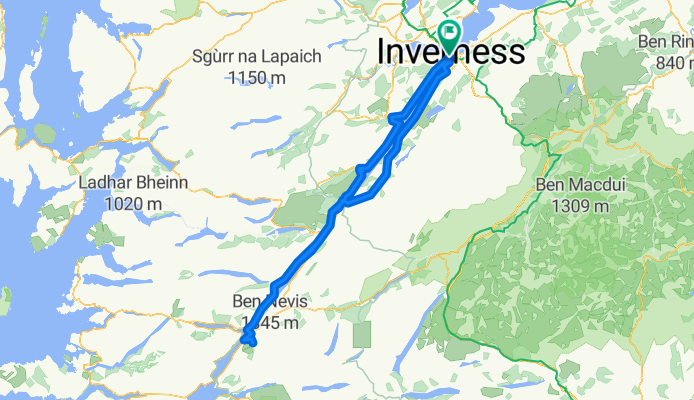 Inverness - Ben Nevis climb - Inverness