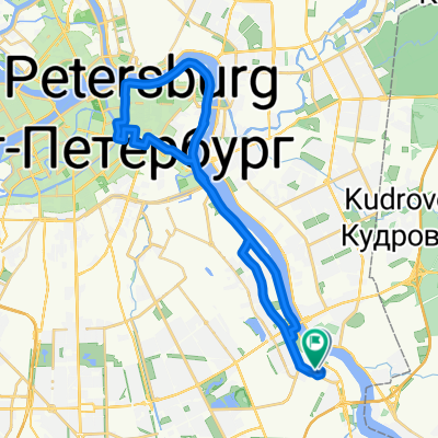 проспект Обуховской Обороны, Санкт-Петербург до улица Бабушкина, Санкт-Петербург