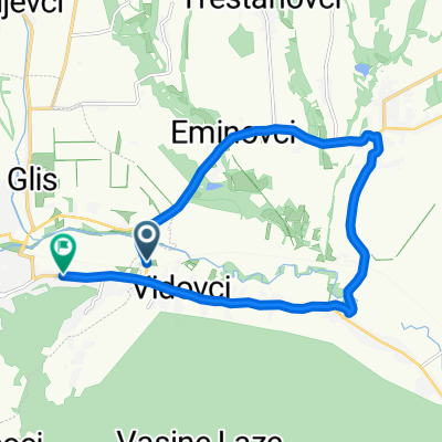 Ulica Stjepana Radića, Vidovci to Ulica Arslanovci, Požega