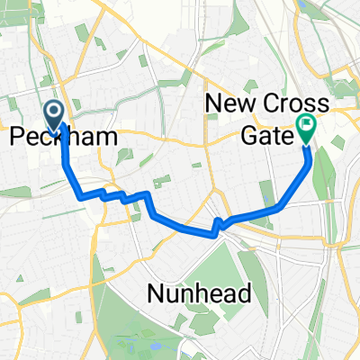 Peckham High Street to New Cross Road 264B