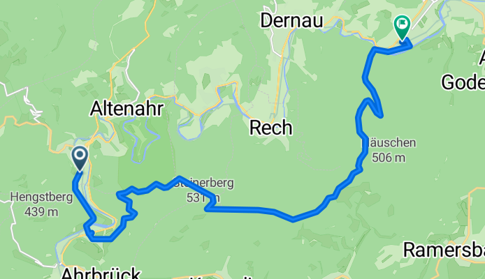 Walporzheimer Straße, Bad Neuenahr-Ahrweiler nach Brückenstraße, Altenahr