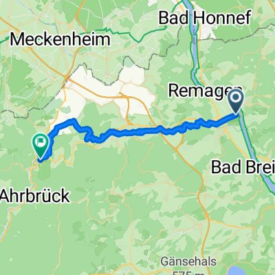 Quellenstraße, Remagen nach Brückenstraße, Altenahr