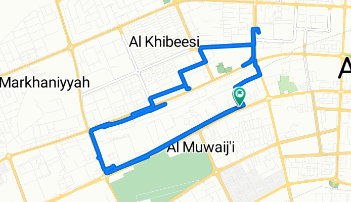 Sultan Bin Wiqaish Al Dhaheri Street, Al Ain to Sultan Bin Wiqaish Al Dhaheri Street, Al Ain