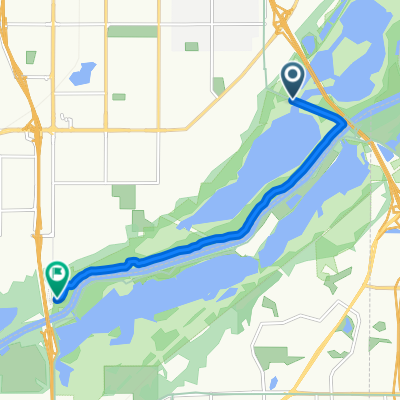 Hog Back Ridge Trail, Bloomington to Bluff Trail, Bloomington