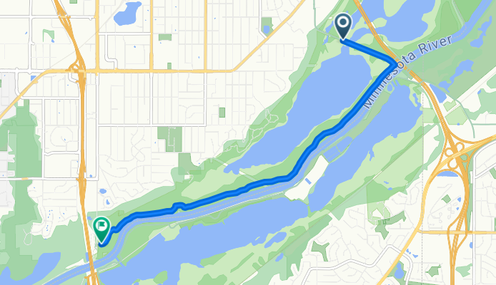 Hog Back Ridge Trail, Bloomington to Bluff Trail, Bloomington