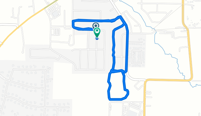 S Amber Dawn Ave, Farmington to S Amber Dawn Ave, Farmington
