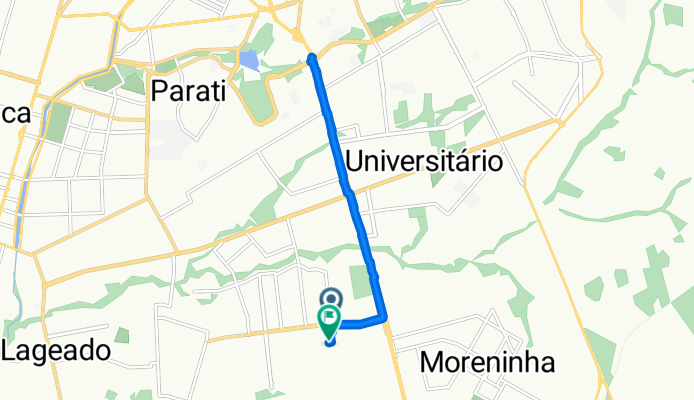 Avenida dos Cafezais, Campo Grande a Rua Lorenzo Torres Cintas, Campo Grande