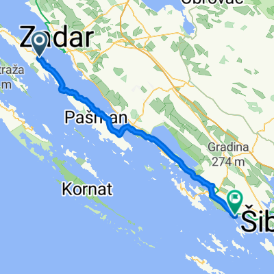 Prijeških Lavandjera, Preko to Ulica jurjevgradska, Tribunj