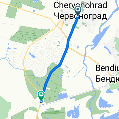 Грушевського вулиця, Червоноград до Львівська вулиця, Червоноград