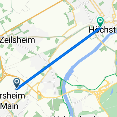 Friedrich-Ebert-Straße nach Albanusstraße