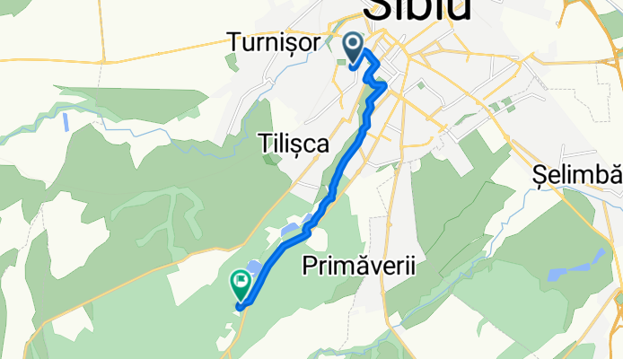 Strada Ștrandului, Sibiu to Sibiu