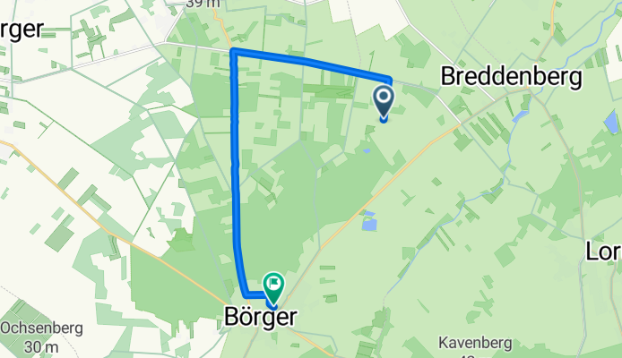 Straße Ohne Straßennamen nach Dünenweg 2A
