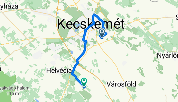 Momofuku utca, Kecskemét - Kamilla utca, Kecskemét