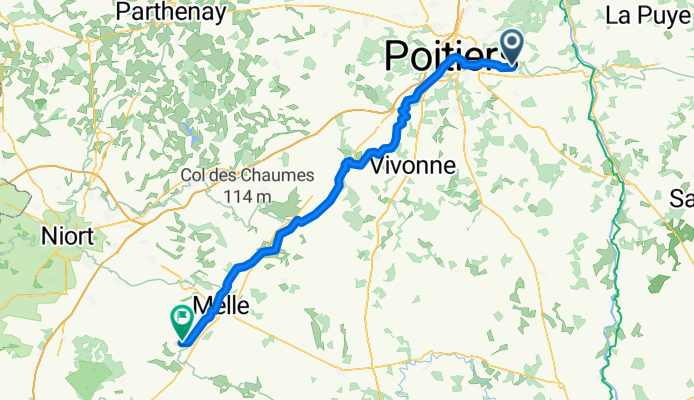 Sèvres-Anxaumont - Brioux-sur-Boutonne