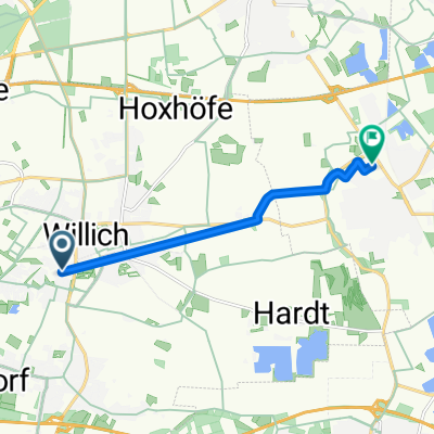 Bonnenring nach Rudolf-Diesel-Straße