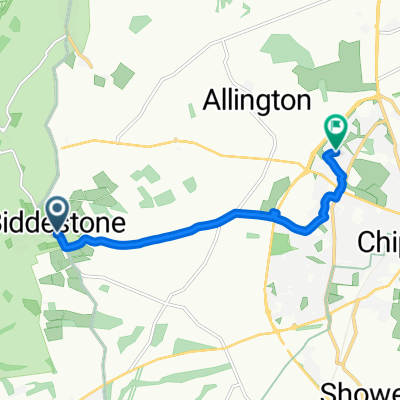 Route from Chippenham