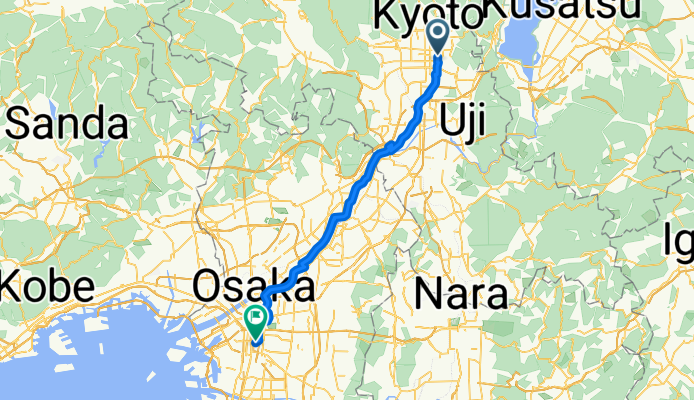 Kyoto to Osaka