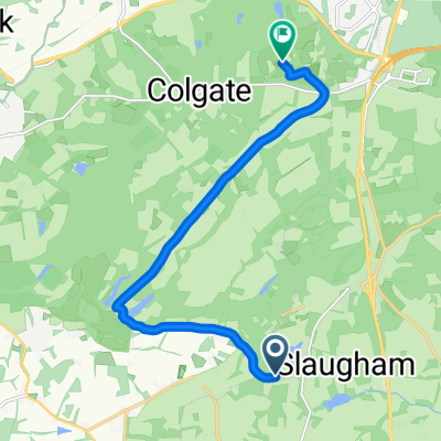Hampshire Hill, Haywards Heath to Colgate, Crawley