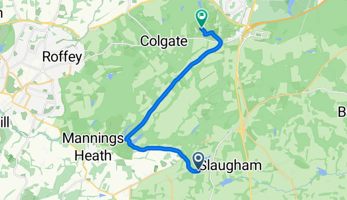 Hampshire Hill, Haywards Heath to Colgate, Crawley