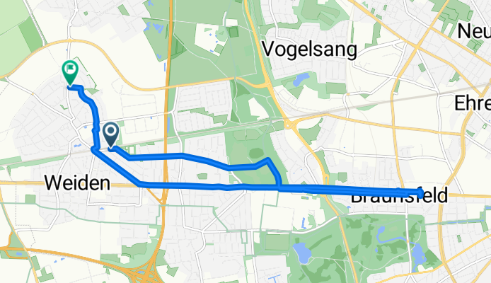 Ludwig-Jahn-Straße, Köln nach Leo-Kowalski-Straße, Köln
