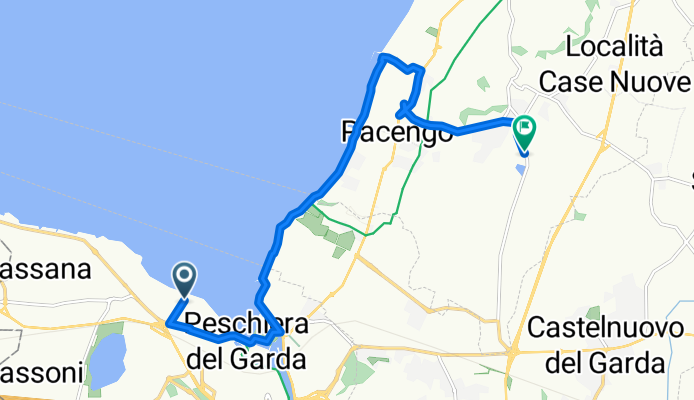 Peschiera del Garda nach Casa Erminia, Lazise