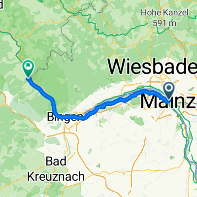 mainz kastel bis bacharach