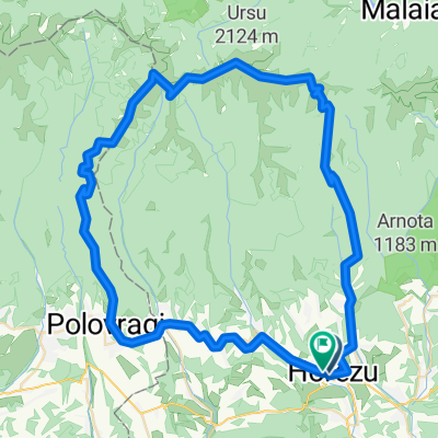 _Horezu -  Romanii de Sus - Curmătura La Piatra Roșie - Ursu - Nedeia -  Tărăia - Polovragi