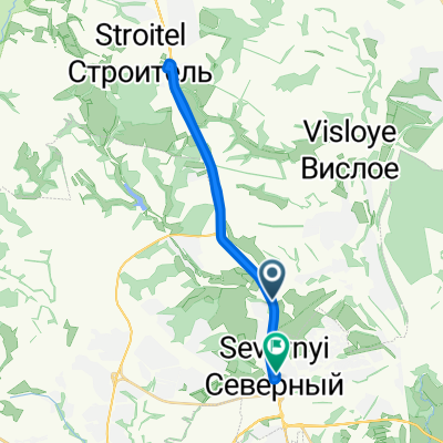 Крым. Подъезд к Белгороду, Белгородский район до Олимпийская улица, Северный