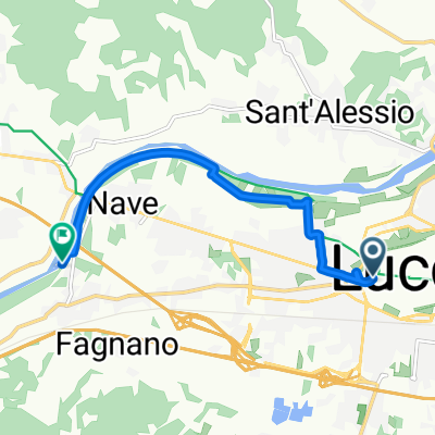 43.842, 10.497 nach 43.843, 10.444