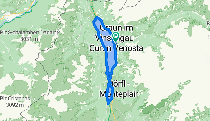 Umrundung Reschensee und Heidersee