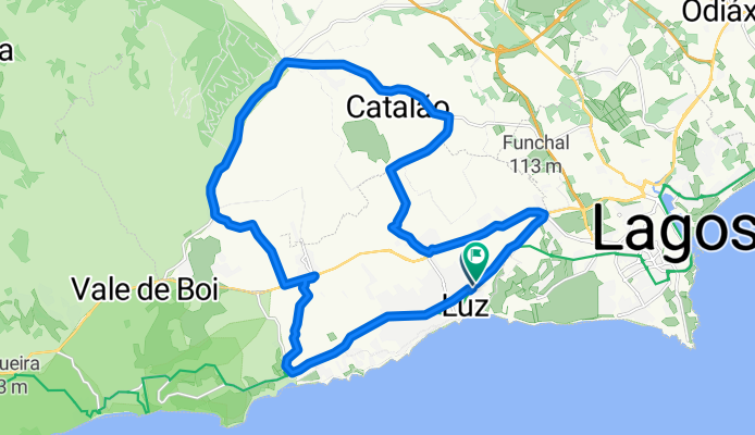 Rua José Pedro das Lages, Luz to Rua Ermano M Seromenho, Luz