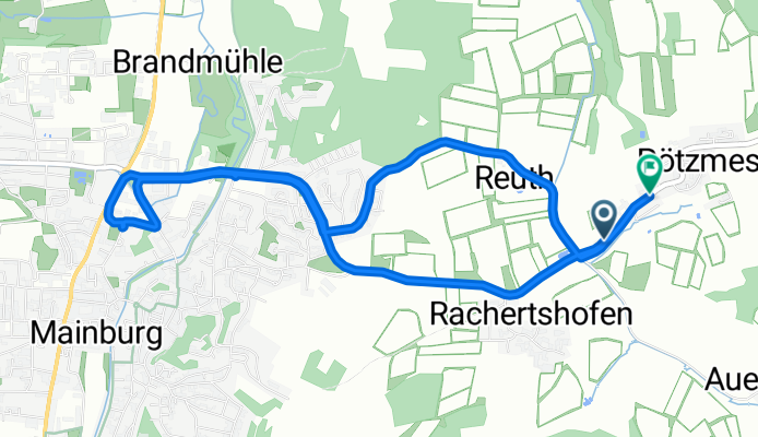 St-Georg-Straße, Attenhofen nach Kirchweg, Attenhofen