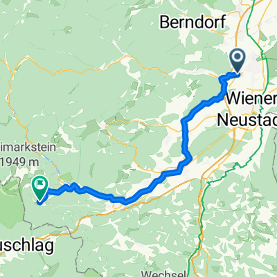 Grenzstraße nach Prein an der Rax