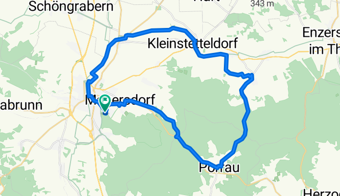 Hubertusweg, Hollabrunn nach Hubertusweg, Hollabrunn