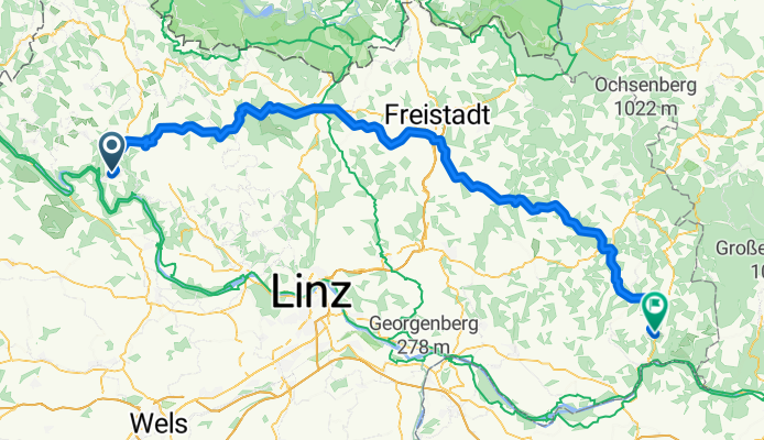 Von Kirchberg ob der Donau bis Grein