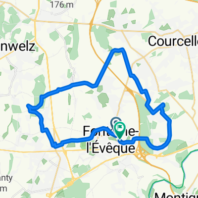 Route in Fontaine-l'Évêque