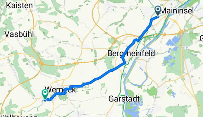 Wohlfahrtstraße, Schweinfurt nach Im Löffelsterz, Werneck