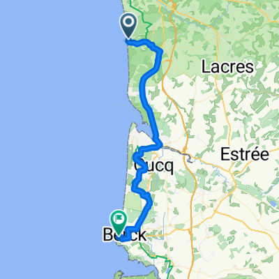 Boulevard de la Mer, Neufchâtel-Hardelot à Esplanade Parmentier, Berck