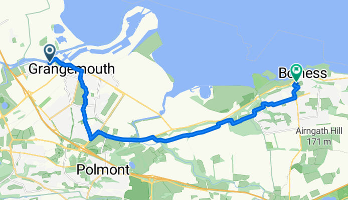 Dalgrain Road, Grangemouth to Seaview Place, Bo'Ness