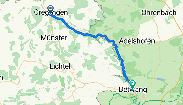 Greglingen nach Detwang 5A