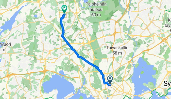 Teollisuuskatu, Helsinki a Myyrmäenraitti, Vantaa